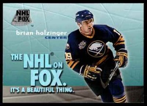 1996-97 SKY BOX NHL ON FOX Brian Holzinger Rookie Buffalo Sabres #19