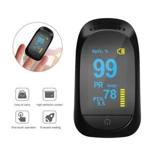 Finger Pulsoximeter Blut Sauerstoff SpO2 Monitor PR PI Atemfrequenz FDA 510K - Bild 1 von 9