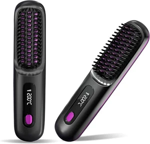 Numoya Portable Straightener Brush - Gobrush PRO, Go Brush Pro Numoya Straighten - Picture 1 of 5