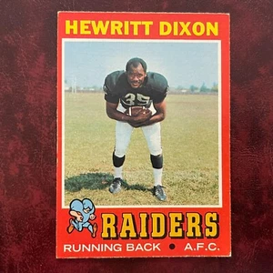 1971 Topps Set HEWRITT DIXON #95 OAKLAND RAIDERS - NR-MINT *HIGH GRADE* - Picture 1 of 2