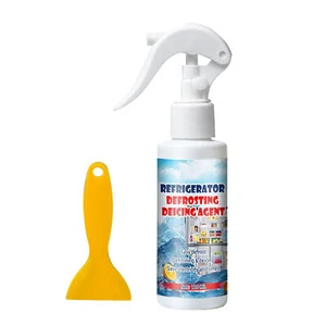Fridge Freezer De Icer Spray Defrost Ice Quickly Anti Deicer Cleans Eco-Friendly - Picture 1 of 14