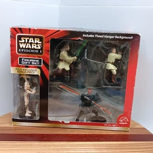 Star Wars Episode 1 Figurine Gift Set Darth Maul, Obi-Wan Kenobi, Qui-Gon Jinn.. - Picture 1 of 5