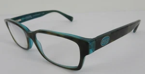 Coach Eyeglasses Frames HC 6040 5116 Dark Tortoise Teal Blue Full Rim 52-16-135 - Picture 1 of 12