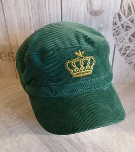 Vintage 2005 Adidas x Missy Elliott Women's XS 54cm Hip Hop Green Corduroy Cap - Picture 1 of 9