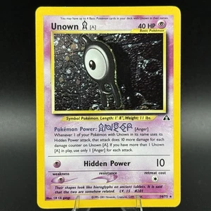 Pokemon TCG - Unown 14/75 Holo Rare - Vintage Neo Discovery - NM 💎 - Bild 1 von 6