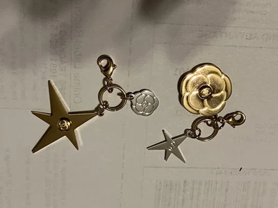 CHANEL Holiday Charm 2025 Camellia Comet set of 2 NEW - Image 1 of 3