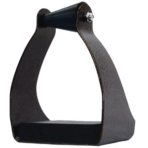 85CY Tucker Oversized Ergobalance trail glide stirrups Pair Brown - Picture 1 of 1
