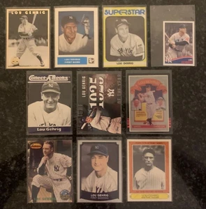 LOU GEHRIG KARTEN LOT............10 GESAMT - Bild 1 von 2