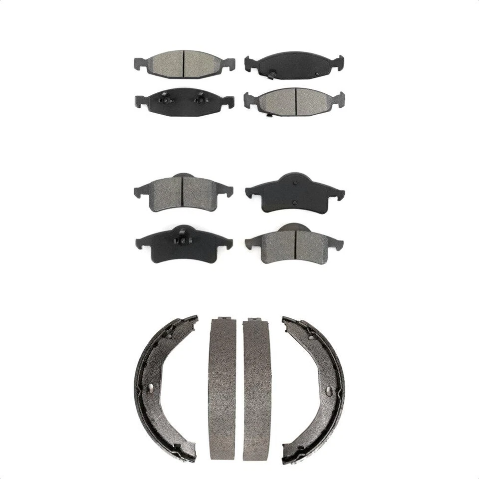 Front Brake Pads Rear Parking Shoes Kit for Jeep Grand Cherokee 1999-2002 oe80 - Image 1 of 4