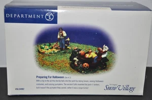 Department 56 Snow Village Halloween Preparación para Halloween #56.54982 Nuevo en caja - Imagen 1 de 7