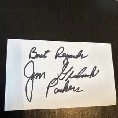 Jim Grabowski (Illinois-CFBHOF) HB, ‘66 Green Bay Packers- 2X Super Bowl Champ - Image 1 of 2