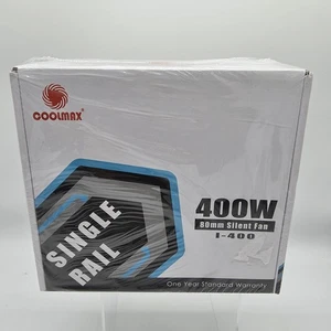 Coolmax 400W 80mm Silent Fan I-400 Single Rail Brand New Sealed - Picture 1 of 5