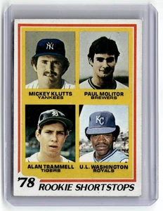 1978 Topps Rookie Shortstops (Paul Molitor / Alan Trammell) #707 - Bild 1 von 2