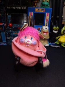 Vintage 1985 Mattel Pocket Popples Pink "Party" Popple Plush Soft Toy Mini - Picture 1 of 5