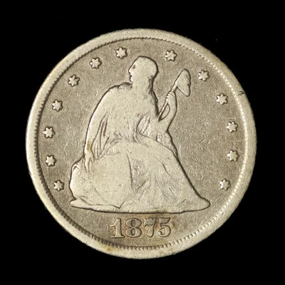 1875-CC 20c Twenty Cent Piece - Free Shipping USA - Image 1 of 3