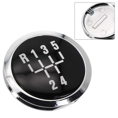 Shift Handle Cover 5 Speed Shift Panel Trim Cover Car Accessories Display Panel - Image 1 of 4
