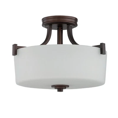 Sunset Lighting F18016-64 Sunset SEMI Flush, Provincial Bronze - Image 1 of 2