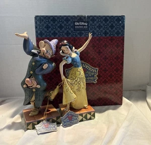 Jim Shore Disney DANCING PARTNERS SNOW WHITE DOPEY SNEEZY 4031494 RARE - Picture 1 of 14