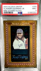 2024 ALLEN & GINTER MINI VIDRIERAS PSA 9 VLADIMIR GUERRERO JR #200 BRONCE - Imagen 1 de 2