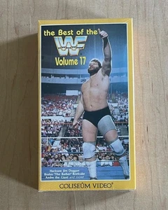 Coliseum Video BEST OF THE WWF Vol 17 Sealed Betamax Hacksaw Jim Duggan Beefcake - Imagen 1 de 9