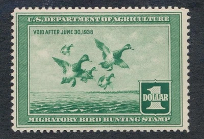 UNITED STATES (US) RW4 MINT F-VF LH - Image 1 of 2