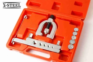 8pc Tube Flaring & Cutting Kit w Adapter Expanding Tube 3/16"-1/2" f Soft Metal - Picture 1 of 7