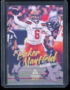 BAKER MAYFIELD PRIZM TRIKOT #6 CLEVELAND BROWNS 2019 Leuchtkraft #27 GOLD #/275 SP - Bild 1 von 2