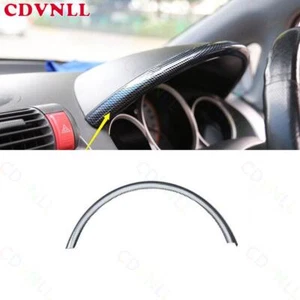 Tira del panel del tablero de instrumentos de consola central de fibra de carbono ABS para Honda Fit Jazz 04-07 - Imagen 1 de 4