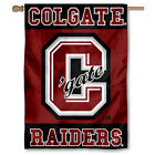 Colgate Raiders C Gate logo 28 po x 40 po drapeau de maison double face