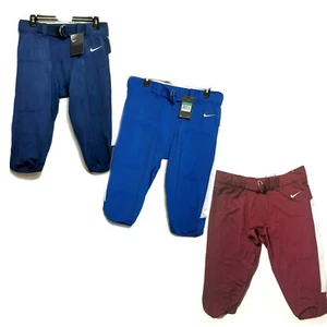 NUEVO Pantalones de Fútbol Nike Team Vapor Pro Campo Abierto Blanco Malla Azul Marino Borgoña Real - Imagen 1 de 10