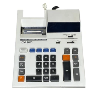 casio FR-1211 printing calculator works print untested - Picture 1 of 10