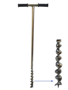 TECHTONGDA 45mm Twist-type Soil Sampler Probe Stainless Steel Soil Collector - Picture 1 of 2