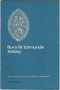 Official 1971 Guide BURY ST EDMUNDS ABBEY History Photos 2 Maps Suffolk England - Picture 1 of 6