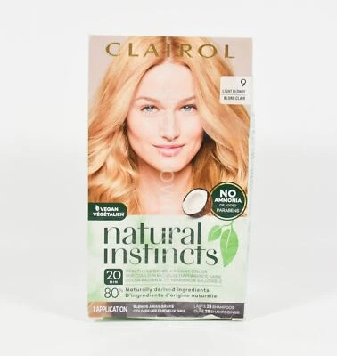 Clairol Natural Instincts Semi-Permanent Hair Color #9 LIGHT BLONDE (Sahara) - Image 1 of 2