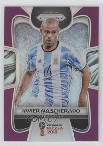 2018 Panini Prizm World Cup Purple Prizm /99 Javier Mascherano #6