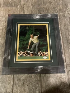 JACK NICKLAUS SIGNED CUSTOM FRAMED PHOTO JSA COA GOLF GOLDEN BEAR AUTOGRAPHED 3 - Picture 1 of 4