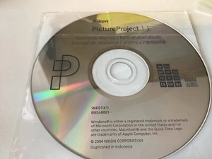 Nikon PictureProject 1.5 for Windows & Mac NEW SEALED 2-Discs 2005 PP2E-D0 - Bild 1 von 2