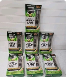 LOT 7x Hot Shot Ultra Clear Roach Ant Gel Bait Killer Poison Pest Queen Control - Picture 1 of 1