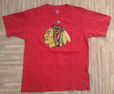 Chicago Blackhawks #88 Patrick Kane Reebok Shirt ~ Men's Medium M ~ Red NHL - Image 1 of 4