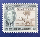 1938 Gambia 2S 6P Stamp #140 Mint Hing Og King George Vi African Elephant