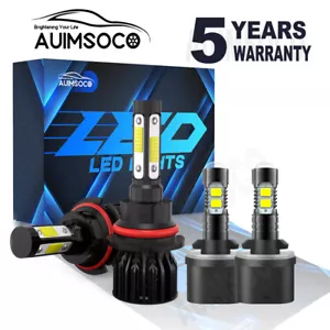 For Ford Mustang Convertible 1994-2004 LED Headlight Fog Light Bulbs Xenon White - Picture 1 of 17