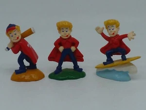 LOT DE 3 ANCIENNES FIGURINES PLASTIQUE PUB BENEDICTA MAYO KID - Foto 1 di 14