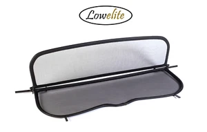 Parabrezza per Mercedes CLK W209 (2003 - 2010) Deflettore Cabrio Nero - Foto 1 di 3
