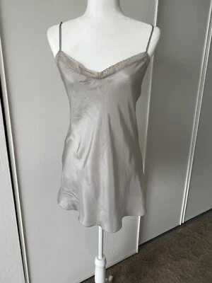 4 Love And Liberty 100% Silk & Lace Stone Color Camisole Top (S) - Image 1 of 4
