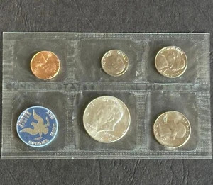 1965 Special Mint Set (5) coins W/40% Silver Kennedy (Not in Original Envelope) - Picture 1 of 17