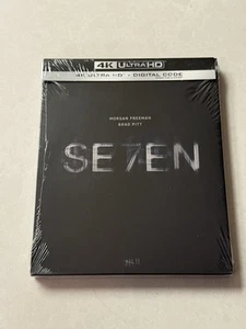 SE7EN 1995 4K UHD DIGI MEDIA BOOK Factory Sealed New SEVEN PITT FINCHER FREEMAN - Picture 1 of 2