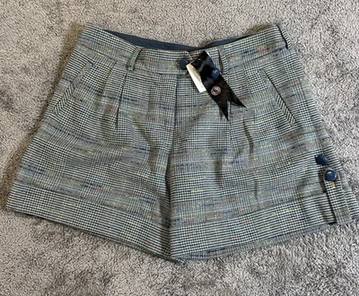 Pantalones cortos de tweed Anthropologie Taikonhu para mujer talla 10 nuevos con etiquetas Foto 1 de 4