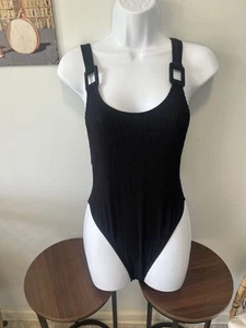 AERIE Neu mit Etikett schwarzer Einteiler Badeanzug Badeanzug Größe - Small - S-I - Bild 1 von 4