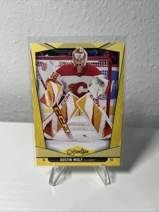 2024-25 O-Pee-Chee #192 Dustin Wolf Yellow - Picture 1 of 2