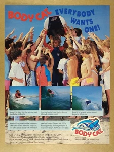 Body Cat Bodyboard Vintage Print Ad 1989 - Bild 1 von 1